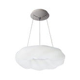 White Cloud Shaped LED Chandelier for Modern Living Rooms